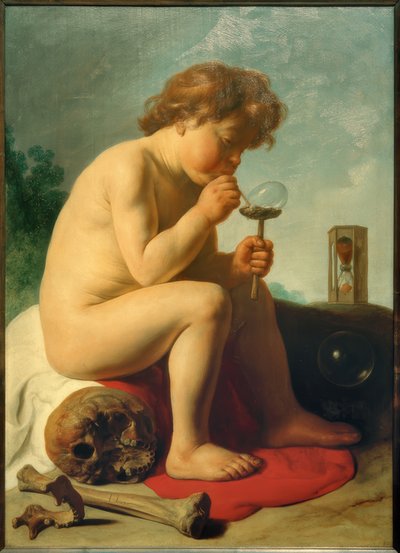 Child with Soap Bubbles by Jan I Lievens