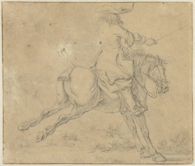 Rider on a Rearing Horse by Jan Jacobsz van der Stoffe