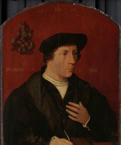 Portrait of a Man by Jan Jansz Mostaert (circle of)