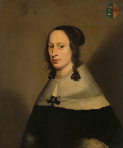 Portrait of Sophia van Overmeer, Wife of Adriaen van Persijn by Jan Jansz. Westerbaen (I)