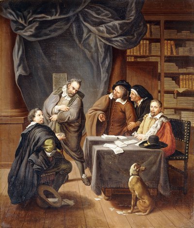 The Preparation of Wedding Contracts by Jan Josef the Younger Horemans