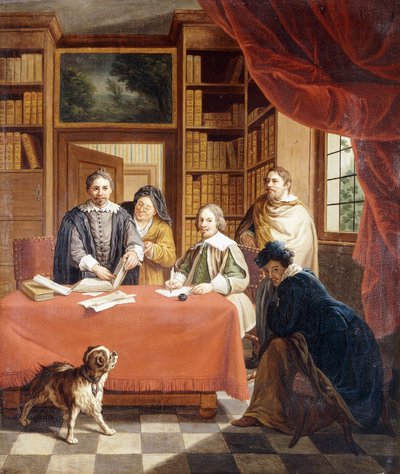 The Preparation of Wedding Contracts by Jan Josef the Younger Horemans