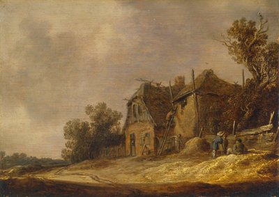 Landscape With A Cottage And A Barn by Jan Josephsz van Goyen