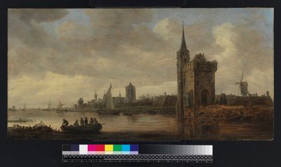 River Landscape with Boats by Jan Josephsz van Goyen