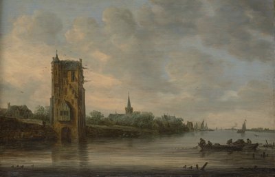 The Pelkus Gate near Utrecht by Jan Josephsz van Goyen