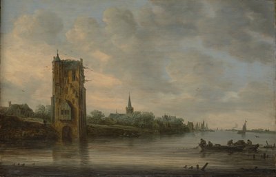 The Pelkus Gate near Utrecht by Jan Josephsz van Goyen