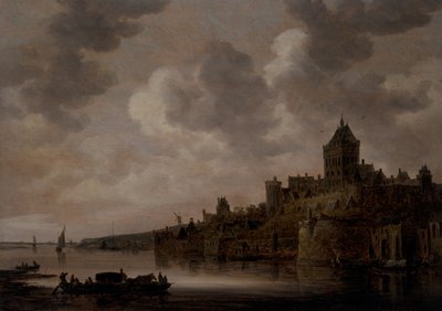 The Valkhof at Nijmegen by Jan Josephsz van Goyen