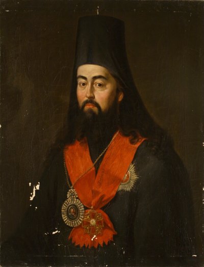 Portrait of Archbishop Pavel Ponomarev of Rostov and Yaroslavl 1745-1806, 1836 by Jan Ksawery Kaniewski