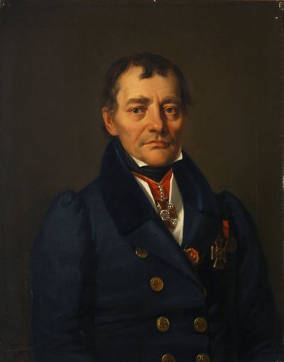 Portrait of the writer Pyotr Ivanovich Sokolov by Jan Ksawery Kaniewski