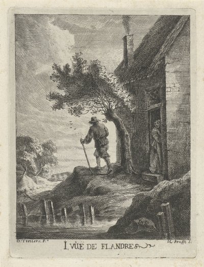 Farmhouse by the Waterside by Jan Lauwryn Krafft (I)