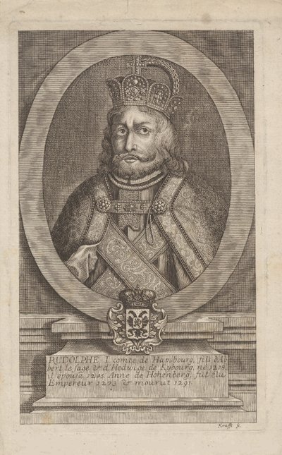 Rudolf I of Habsburg 1218-1291, King of the Romans by Jan Lauwryn Krafft