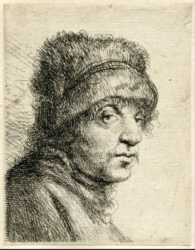 Head of a Man with Cap by Jan Lievens