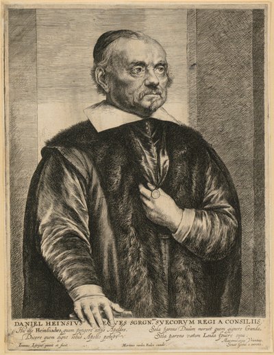 Portrait of Daniel Heinsius by Jan Lievens