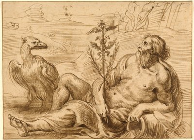 River God with an Eagle by Jan Lievens