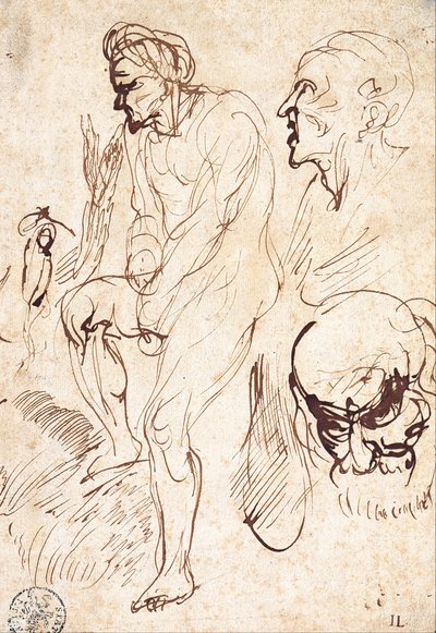 Studies after the Model by Jan Lievens