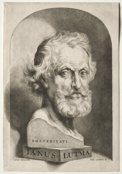 Portrait of Janus Lutma the Elder by Jan Lutma II