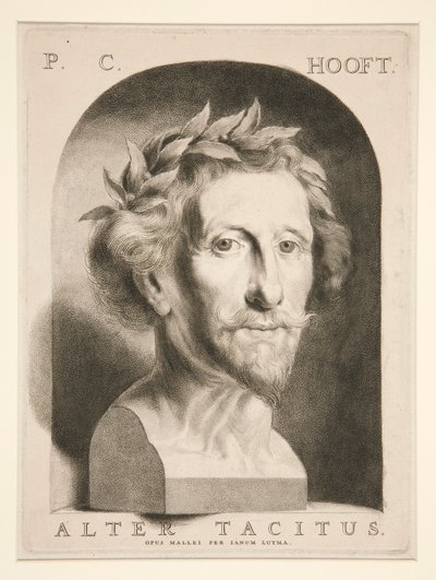 Pieter Cornelisz. Hooft (1581-1647) by Jan Lutma The Younger