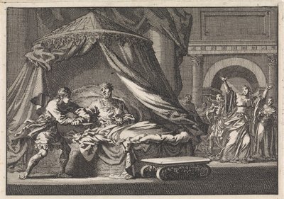 Achiab Prevents the Suicide of His Grandfather Herod by Jan Luyken
