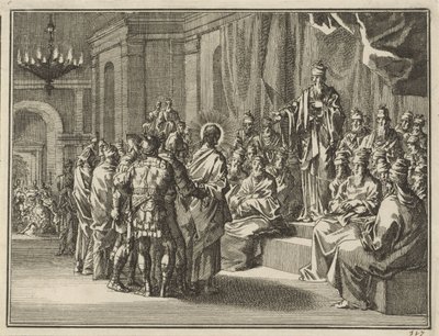 Christ before the High Priest Annas by Jan Luyken
