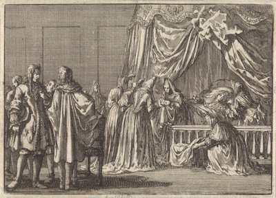 Birth of the Son of King James II of England, 1688 by Jan Luyken