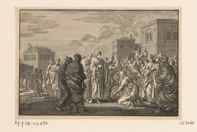 Healing of a Woman Who Suffered from Hemorrhages by Jan Luyken