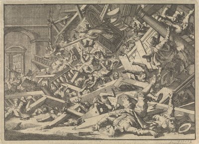Collapsed Gallery During a Catholic Service in the House of the Spanish Ambassador in London, 1623 by Jan Luyken
