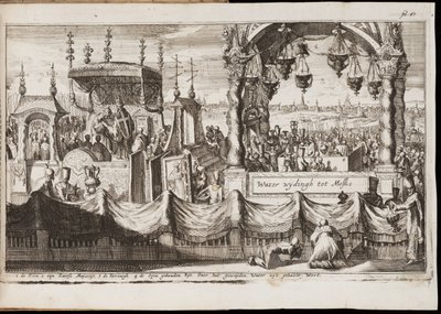 The Great Blessing of Waters at Moscow by Jan Luyken