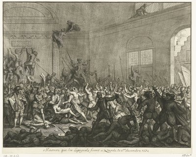 Murder in a Church in Naarden, 1572 by Jan Luyken