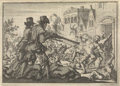 Murder of Reformers in Tirano, 1620 by Jan Luyken