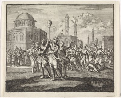 Beheading of a Monk During Riots in Constantinople by Jan Luyken