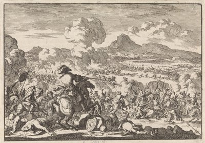 Victory of Prince Eugene over the Turks at the Tisza, 1697 by Jan Luyken