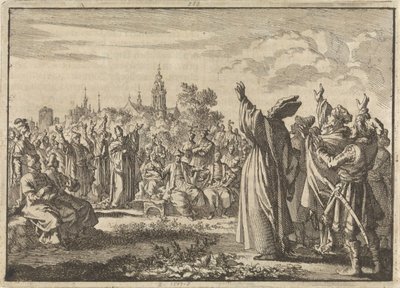 Polish Diet Proclaiming Augustus II the Strong and François Louis de Bourbon-Conti as King, 1697 by Jan Luyken
