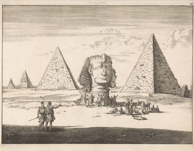 Pyramids and Sphinx of Giza by Jan Luyken