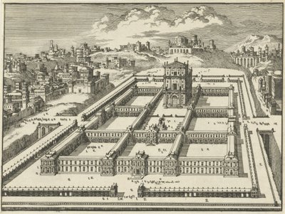 Temple of Solomon, Jerusalem (variant B) by Jan Luyken