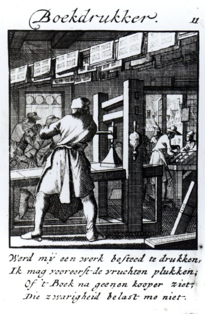 The Book Printer, from the Trade Book 