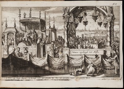 The Great Blessing of Waters at Moscow by Jan Luyken