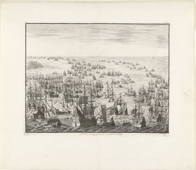 The Sinking of the Spanish Armada in 1588, c. 1680 by Jan Luyken