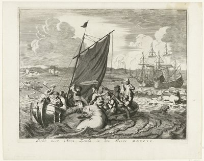 The Voyage to Novaya Zemlya in 1596 by Jan Luyken