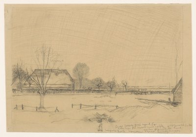 Winter Landscape at Eerbeek by Jan Mankes