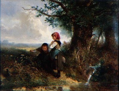 The Pheasant: Landscape with Figures by Jan Mari Henri Ten Kate