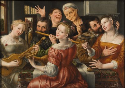 A Merry Company by Jan Massys
