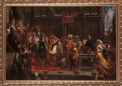 Baptism of Władysław of Varna, 18 February 1425 by Jan Matejko