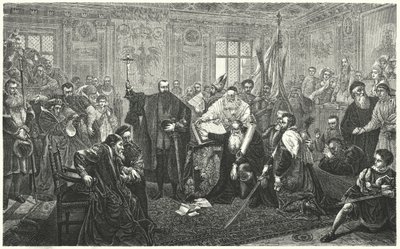 Creation of the Polish-Lithuanian Commonwealth by the Union of Lublin by Jan Alojzy Matejko