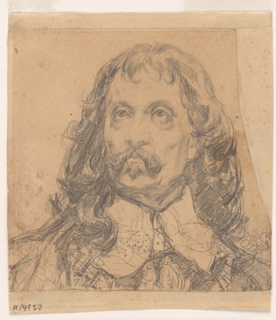 Portrait Study for the Head of John Casimir (probably a study for a painting) by Jan Matejko