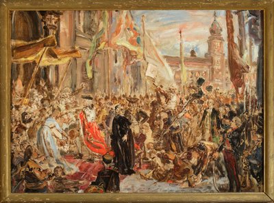 Sketch for the Painting "Constitution of May 3rd" by Jan Matejko
