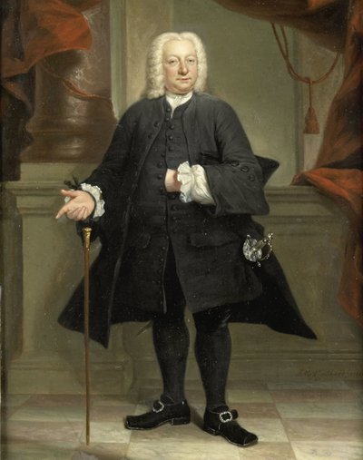 Portrait of a Man by Jan Maurits Quinkhard (signed by artist)