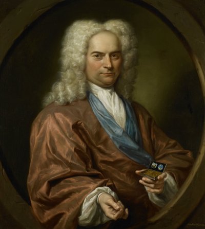 Portrait of David Leeuw, Mennonite Draper by Jan Maurits Quinkhard
