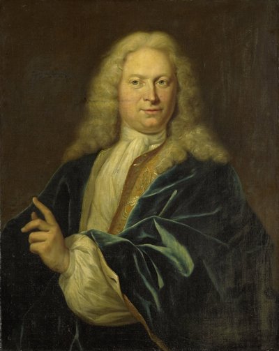 Portrait of Jan Hendrik van Heemskerck, Count of the Holy Roman Empire, Lord of Achttienhoven, Den Bosch and Eyndschoten, Captain of the Citizenry of Amsterdam by Jan Maurits Quinkhard