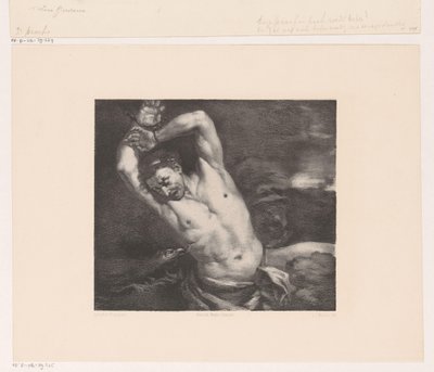 Bird of Prey Pulls the Liver from Prometheus