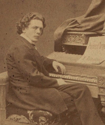 Portrait of the composer Anton Rubinstein by Jan Mieczkowski